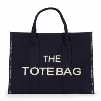 Keten Kumaş The Tote Bag - Lacivert